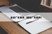 朵朵广东麻将（播放广东麻将）